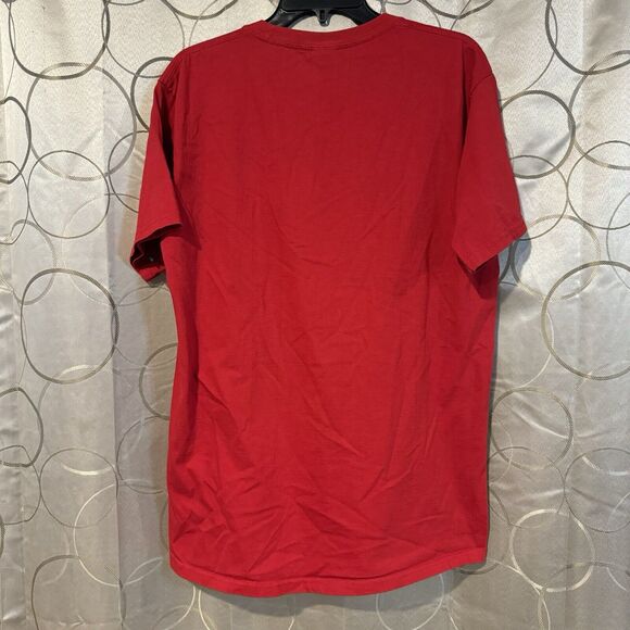 Presidente Cerveza Beer T-Shirt L Red Republica Dominicana Logo Cotton Aremar - Picture 4 of 6